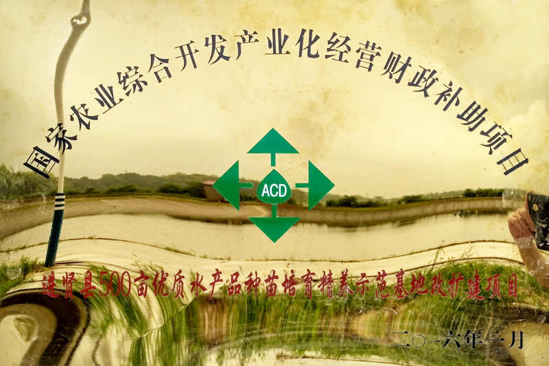 国家农业综合开发工业化谋划财务津贴项目