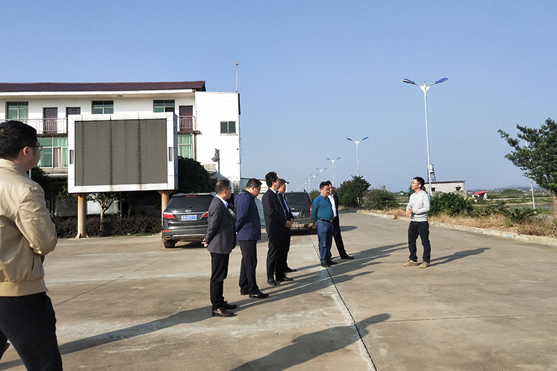 县人大主任付鹏辉及各州里镇长及书记项目考察照片